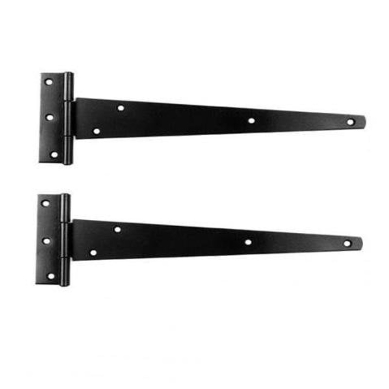 10” Tee Hinges Black 1 Pair Diy 5229 TH10  (Parcel Rate)
