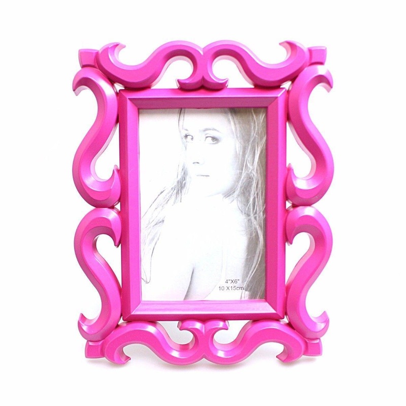 Plastic Picture Photo Frame 4″ x 6″ Assorted Colours 3133 (Parcel Rate)