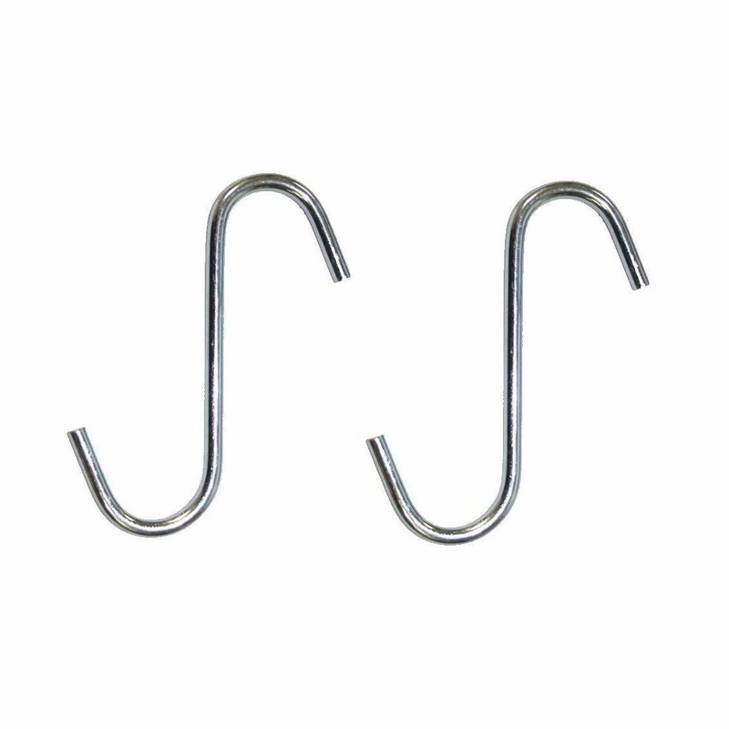 Value Pack ‘S’ Hooks 100mm Zinc Plated Pack of 2 Kitchen 0976 (Large Letter Rate)
