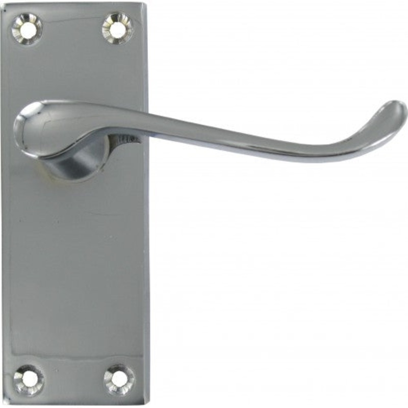 4″ Vic Scroll Latch Handle Chromed 0846 A (Parcel Rate)