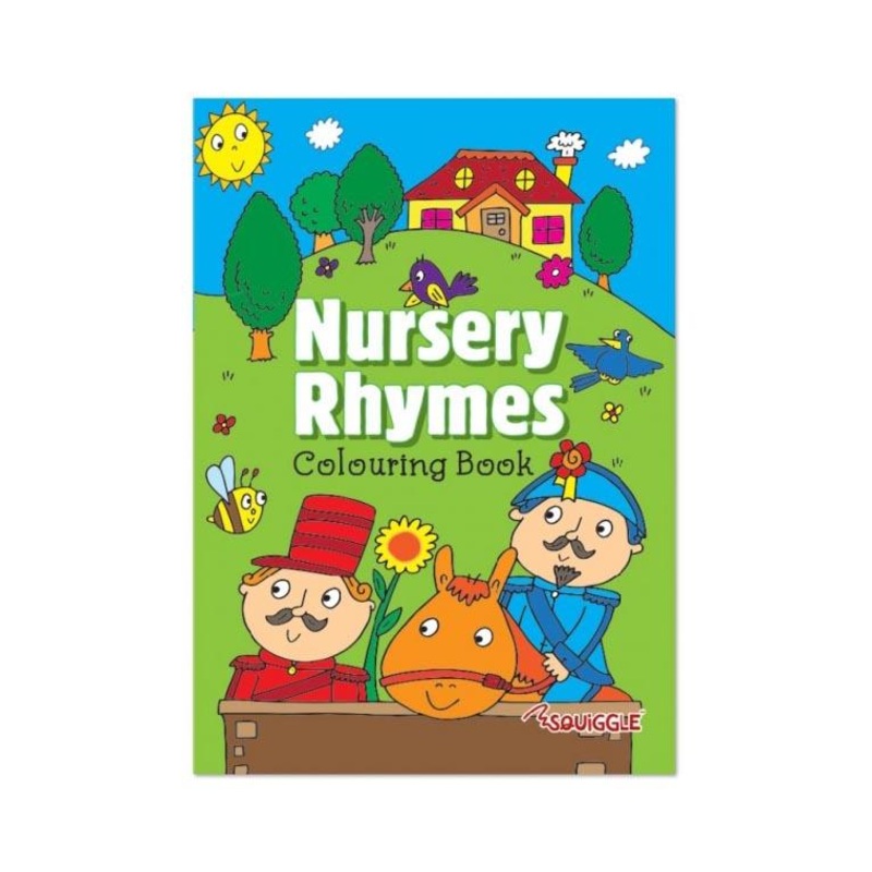 Nursery Rhymes Colouring Book Fun Nursery Home Activity Book P2820 (Parcel Rate)
