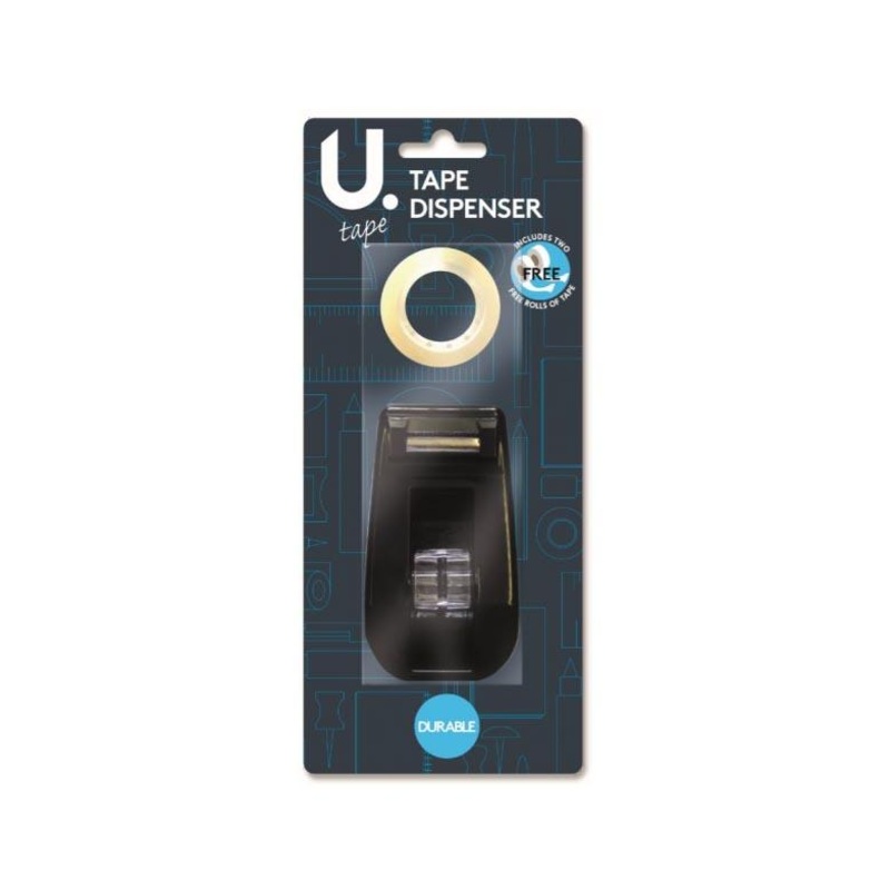 Office Supplies Tape Dispenser Modern Quality Includes 2 Rolls of Tape P2435 (Parcel Rate)