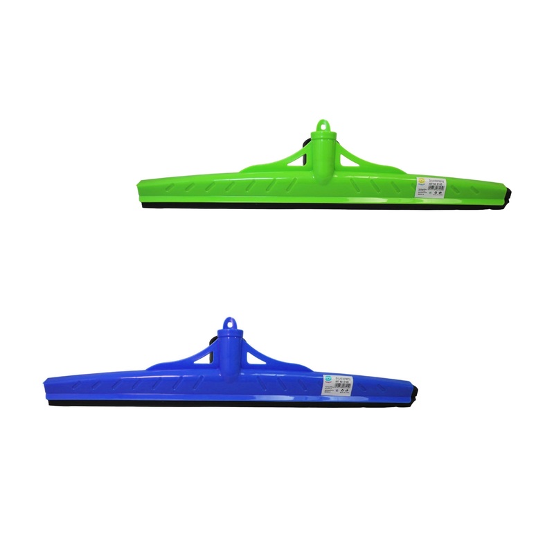 Plastic Floor Squeegee Wiper Head Foam Sponge 40 cm Assorted Colours 6146 A (Parcel Rate)
