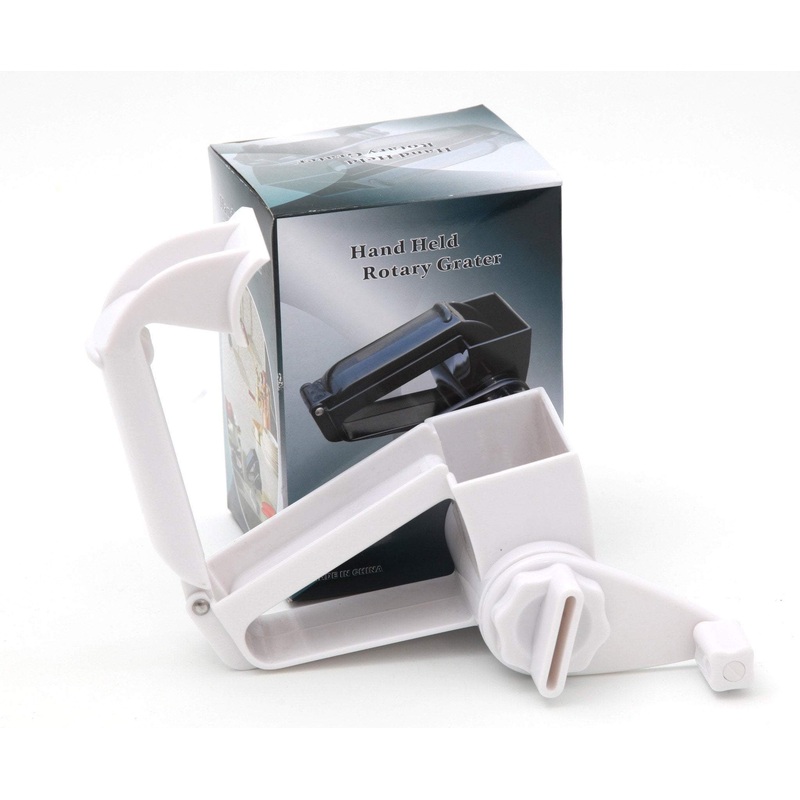 Plastic Hand Held Rotary Parmesan Cheese Grater 1882 (Parcel Rate)