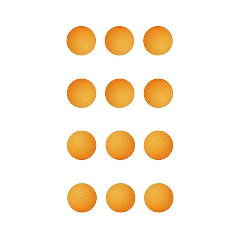 Plastic Table Tennis Ping Pong Balls 3.5 cm Pack of 12 Orange 6446 (Parcel Rate)