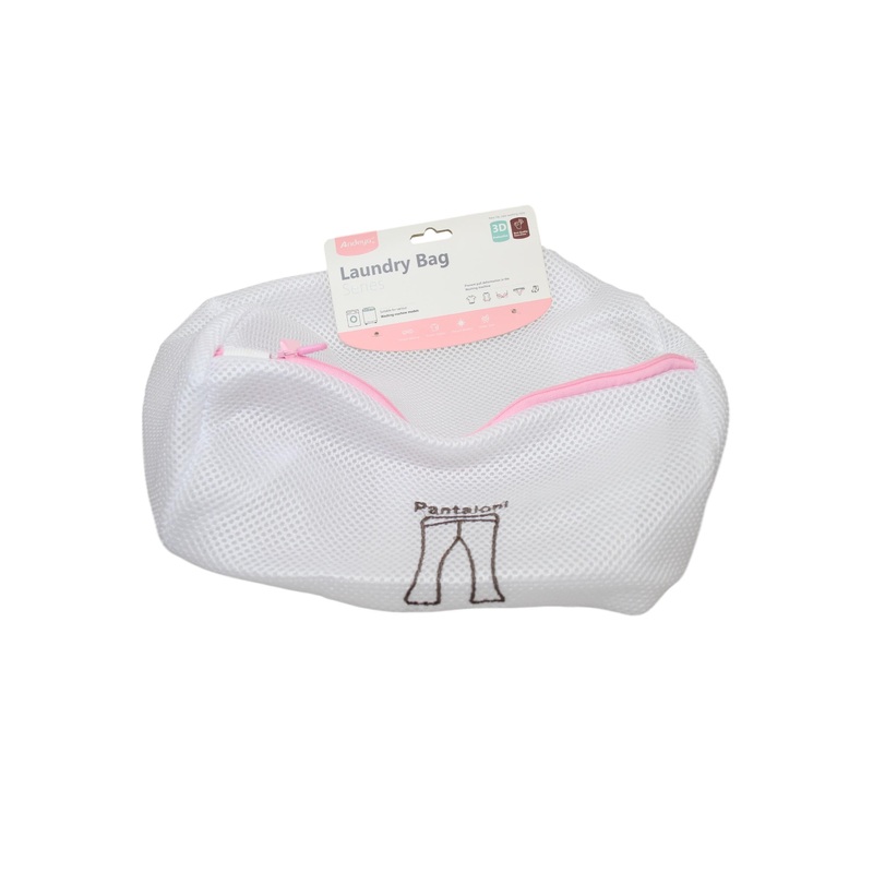 Protective Zipped Mesh Washing Laundry Clothes Bag 30 x 10cm Assorted Colours 6312 (Large Letter Rate)