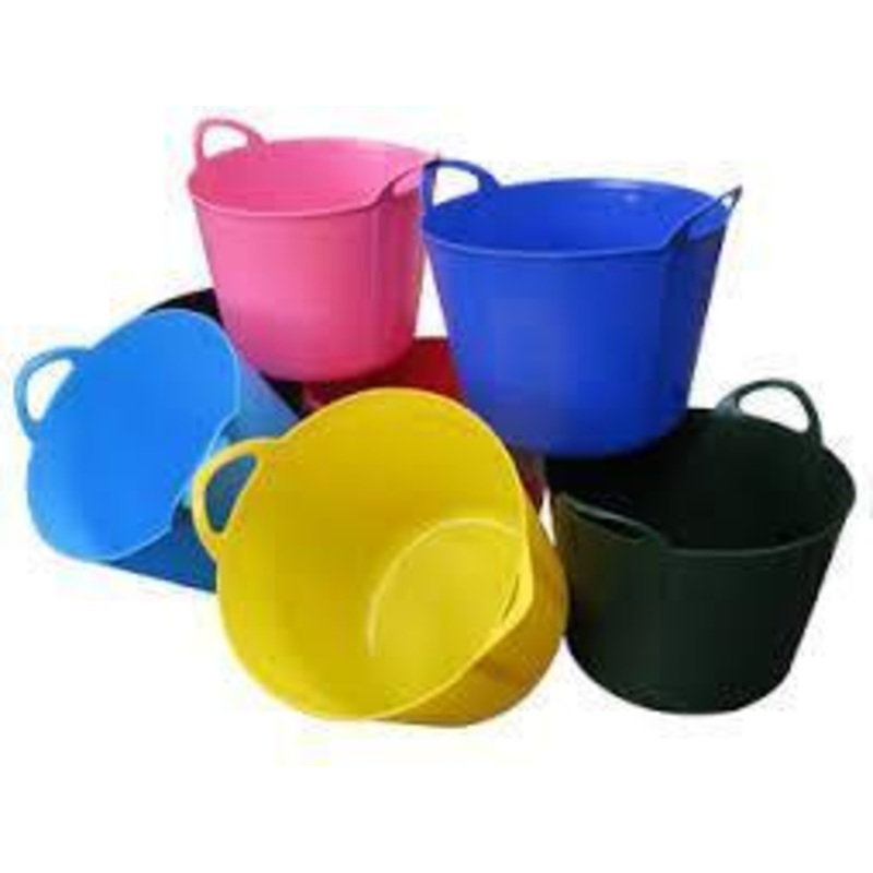 Small Flexi Tub DIY Storage Bucket 19L Assorted Colours LL5115 / 786074 (Big Parcel Rate)