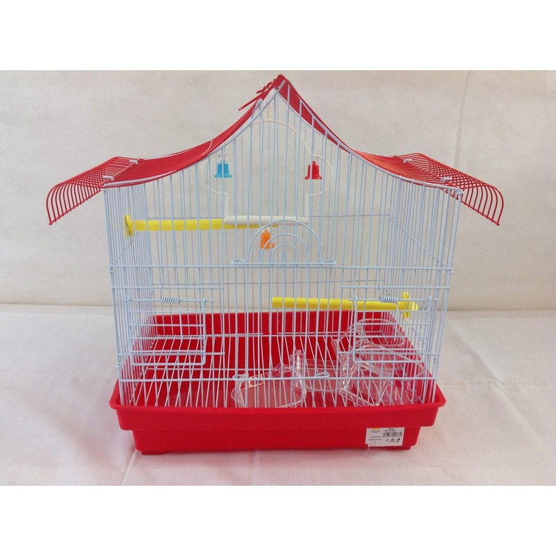 Small Metal Bird Cage Assorted Colours 0083 (Big Parcel Rate)
