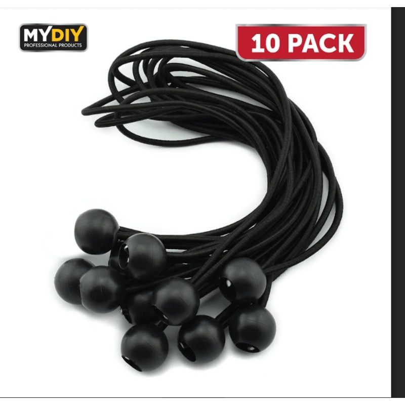 4″ Ball Bungee Ties Pack of 10 1132 (Parcel Rate)