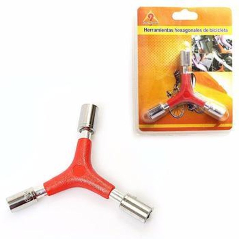 Bike Bicycle Triple Socket Wrench 1869 (Large Letter Rate)