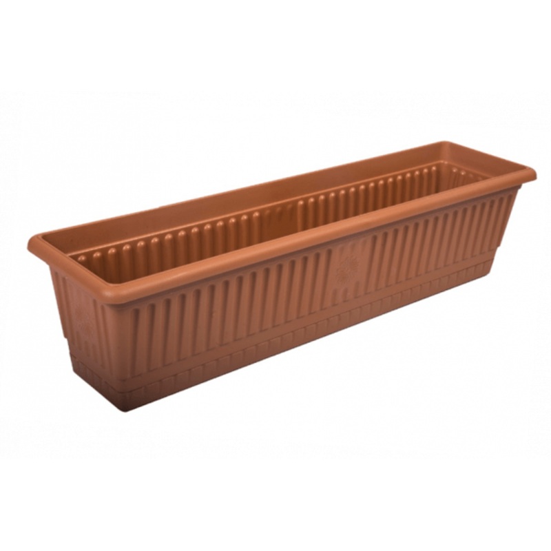Plastic Rectangle Balcony Flower Pot Container Large 17 x 69cm H3500 (Parcel Rate)