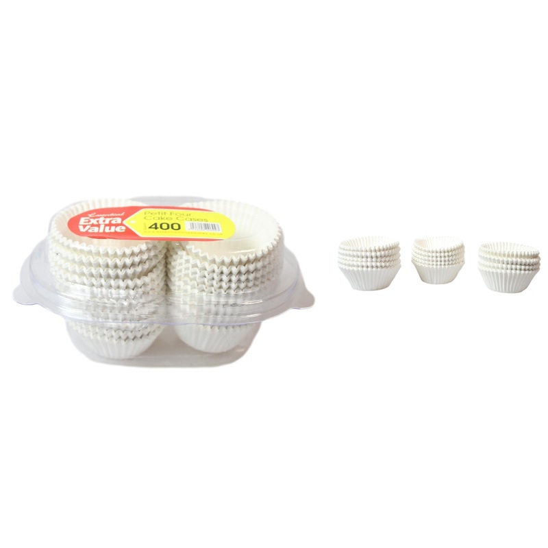 Small White Muffin / Cupcake Cases Pack of 400 VPETIT400 / PK400 A  (Parcel Rate)