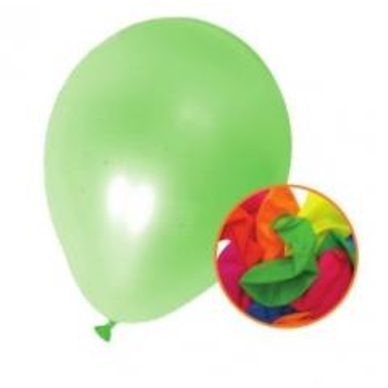 10 Pack Party Celebrations Birthday Assorted Colour Neon Balloons P2713 (Large Letter Rate)