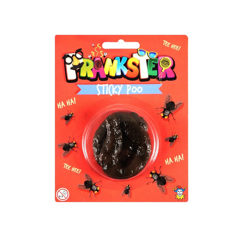 Children’s Prankster Jokes Sticky Poo Realistic Soft Dog Poo N05252 (Parcel Rate)