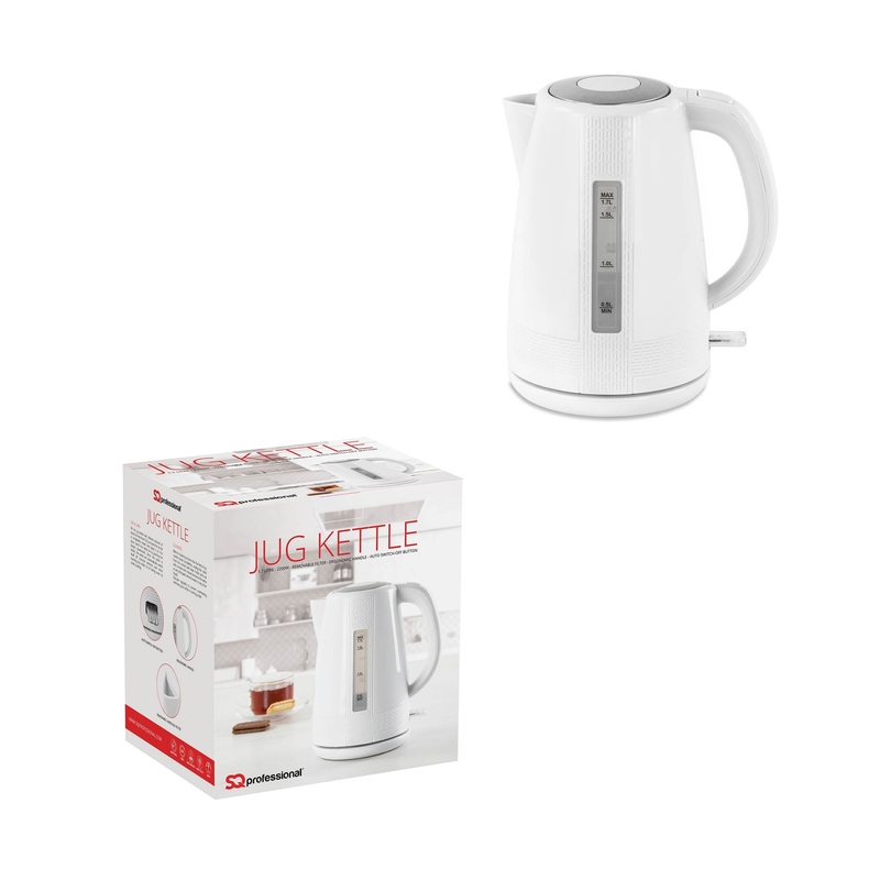 SQ Blitz Electric Kettle White 1.7 Litre 9169 (Parcel Rate)