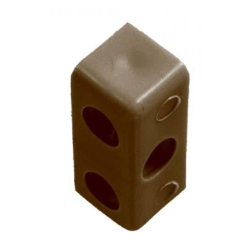 10 Pack BROWN Modesty Block Home Builders DIY 3554 (Parcel Rate)