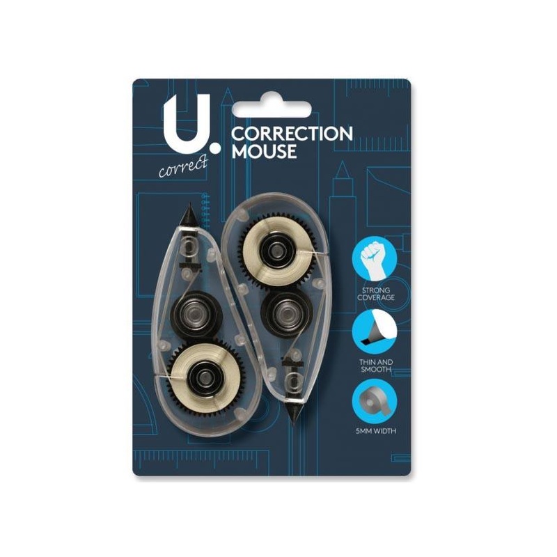 2 Pack Correction Mouse Strong Coverage Thin And Smooth P2693 (Parcel Rate)