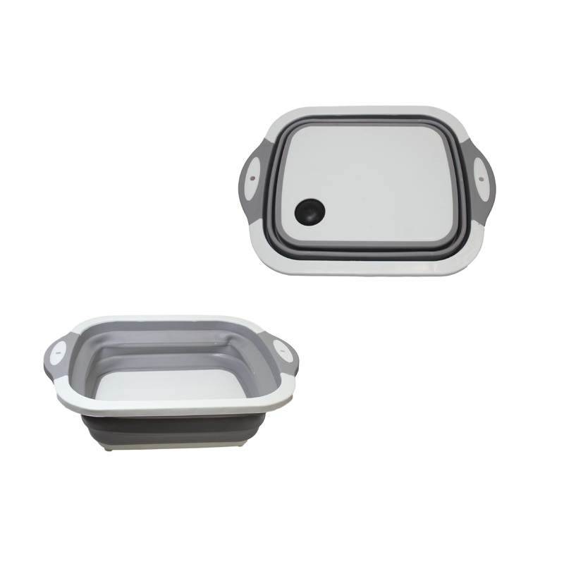 3 in 1 Collapsible Chopping Board Wash Basin and Basket 35 x 13 cm 6397 (Parcel Rate)