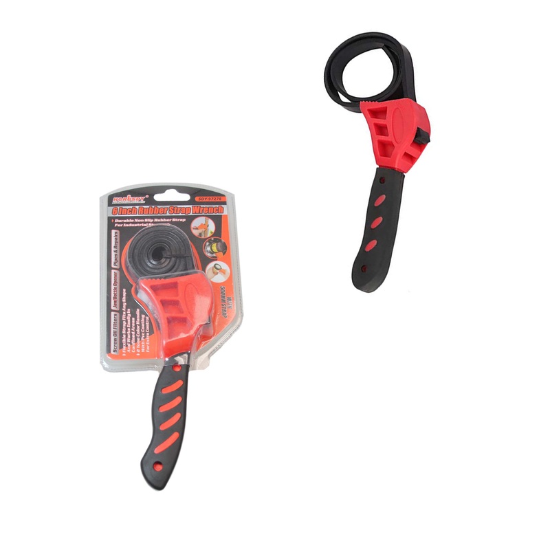 6 Inch Rubber Strap Wrench Industrial Use DIY Builders Rubber Wrench 6558 (Parcel Rate)