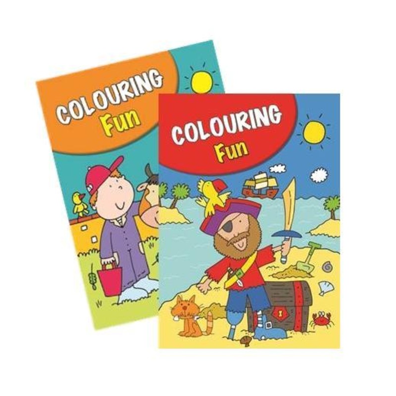Children’s Fun Home Activity Colouring Book Pirates / Farmers P2185 (Parcel Rate)