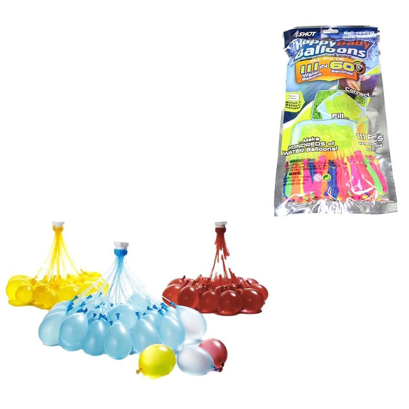 3 Bunch of Water Aqua Balloons Fill and Seal 111 Water Balloons in 60 Seconds 5074 (Large Letter Rate)