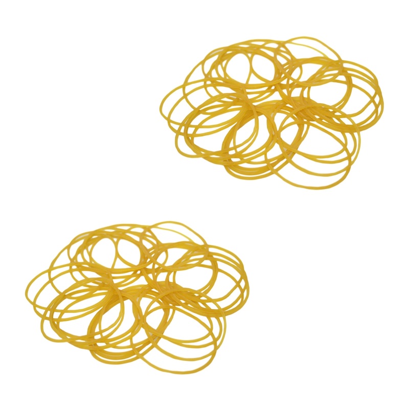 Brown Rubber Bands Natural Elastic Bands Art Crafts Home School Pack 5938 (Large Letter Rate)