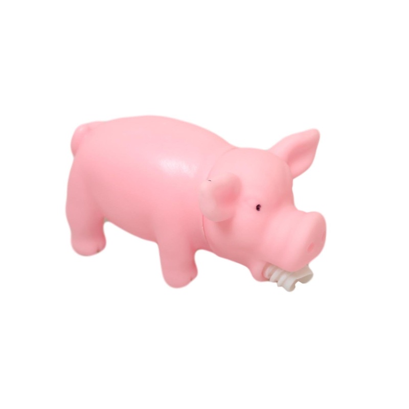 Pet Dog Toy Squealing Pig Chewing Fetch 14 x 8 cm 6297 (Parcel Rate)