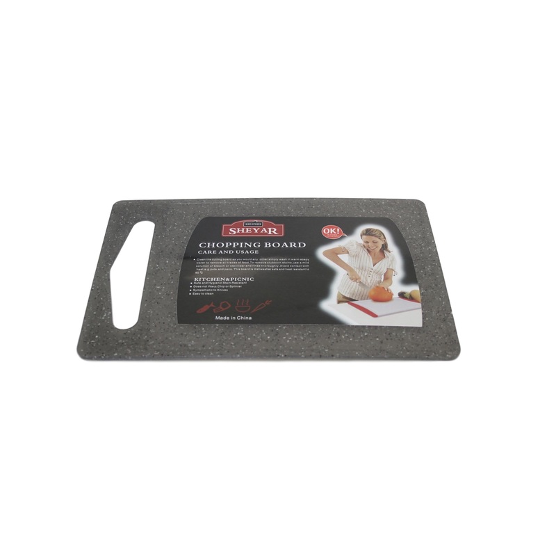 Plastic Lightweight Marble Style Chopping Board Stain Resistant Board 16 x 25.5 cm 6147 (Parcel Rate)