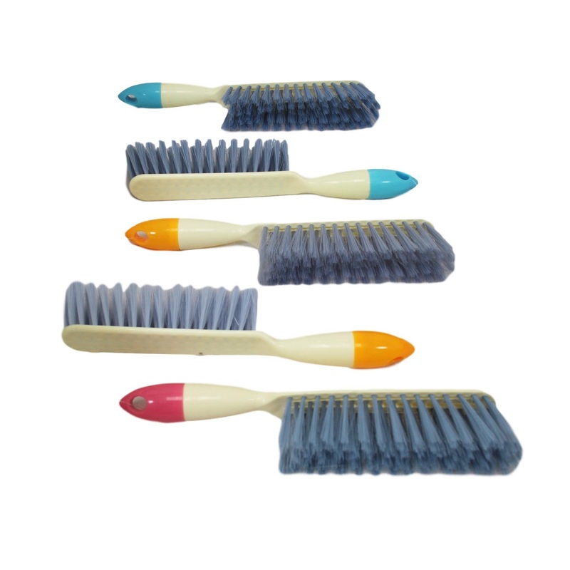 Plastic Soft Bristle Cleaning Brush 29 cm Assorted Colours 6114 (Parcel Rate)