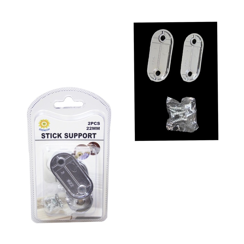 Wardrobe Clothing Rail Fitting Stick Support 2pcs 6294 (Parcel Rate)