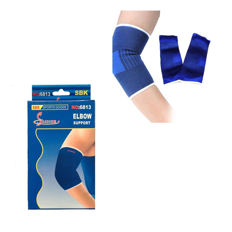 2 x Elastic Neoprene Elbow Protection Sport Gym Support 0491 A (Large Letter Rate)