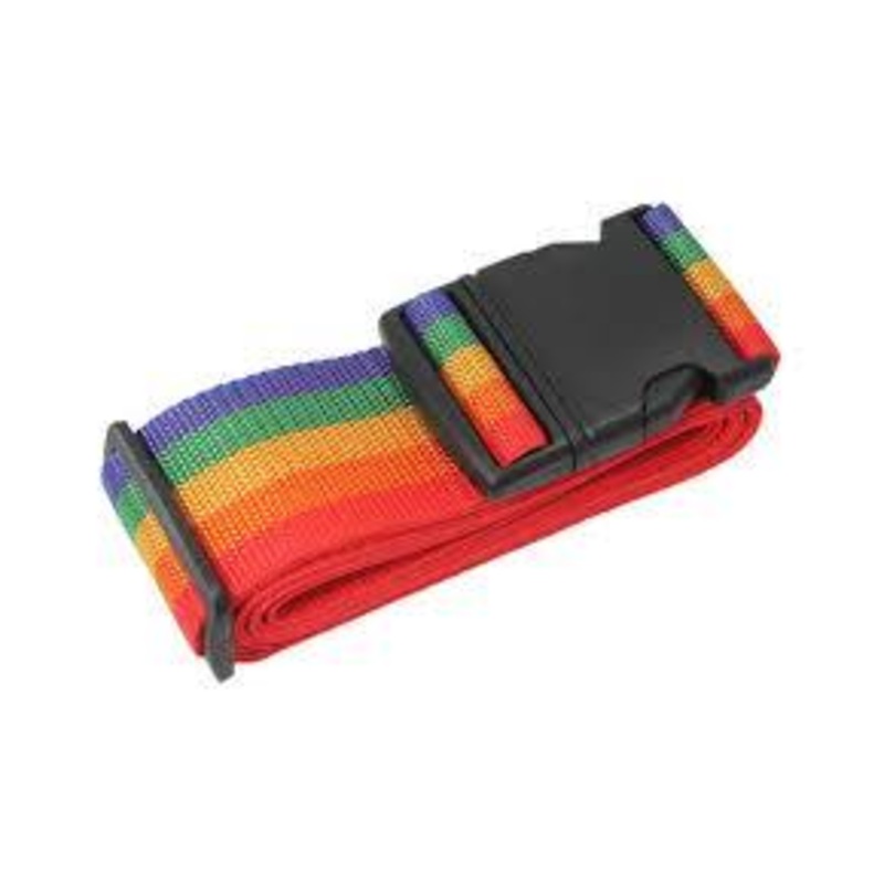 Adjustable Rainbow Suitcase Luggage Strap 5832 (Large Letter Rate)