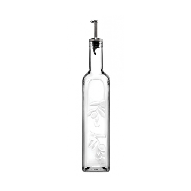 PB Oil / Vinegar Glass Bottle with Metal / Silicone Gasket 0.5L 80229 (Parcel Rate)