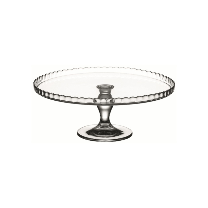 PB Patisserie Footed Round Server Quality Glass Cake Stand 33 cm 95117 (Parcel Rate)