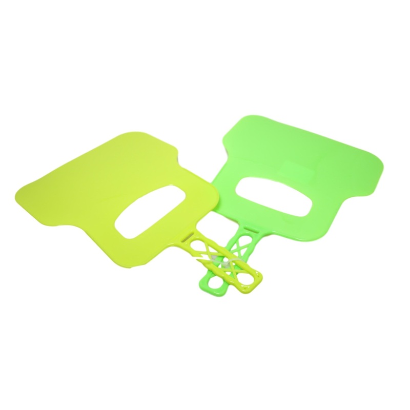 Plastic BBQ Charcoal Fan 20 cm Pack of 2 Assorted Colours 5705 (Large Letter Rate)