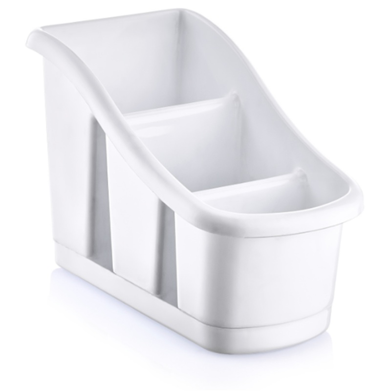 Plastic Step Cutlery Holder with Drip Tray Assorted Colours D14003 (Parcel Rate)