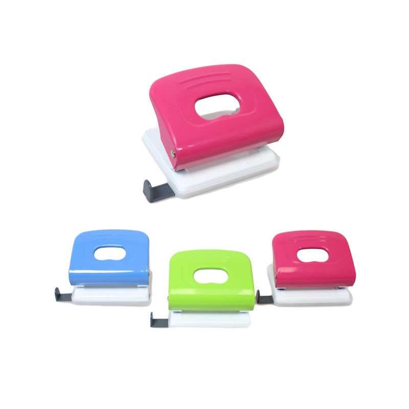 Professional Hole Puncher Paper Size Adjust Hole Punch 3 Colours 1 Pack 5959 (Parcel Rate)