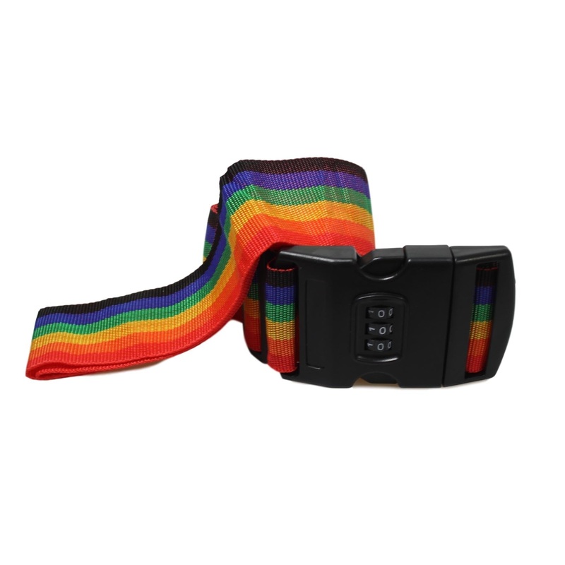 Rainbow Travel Luggage Strap Suitcase Belt 5833 (Large Letter Rate)