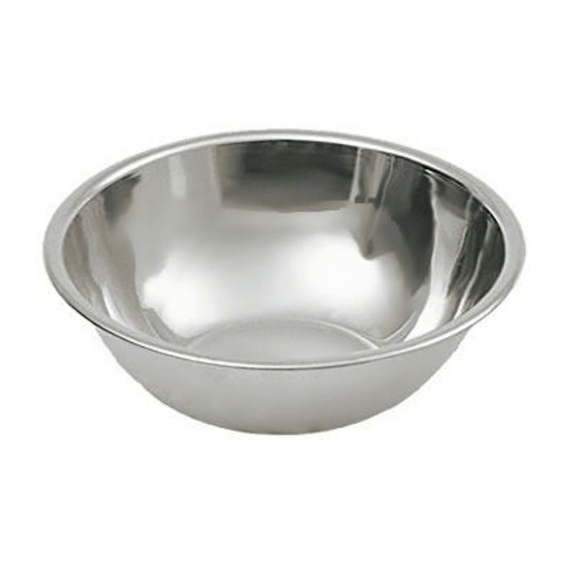 Small Stainless Steel Catering Washing Mixing Bowl 18 cm 0859 (Parcel Rate)