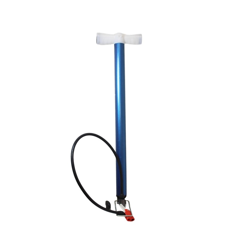 Bike Bicycle Pump Plastic Handle 58 cm Assorted Colours 3919 (Parcel Rate)