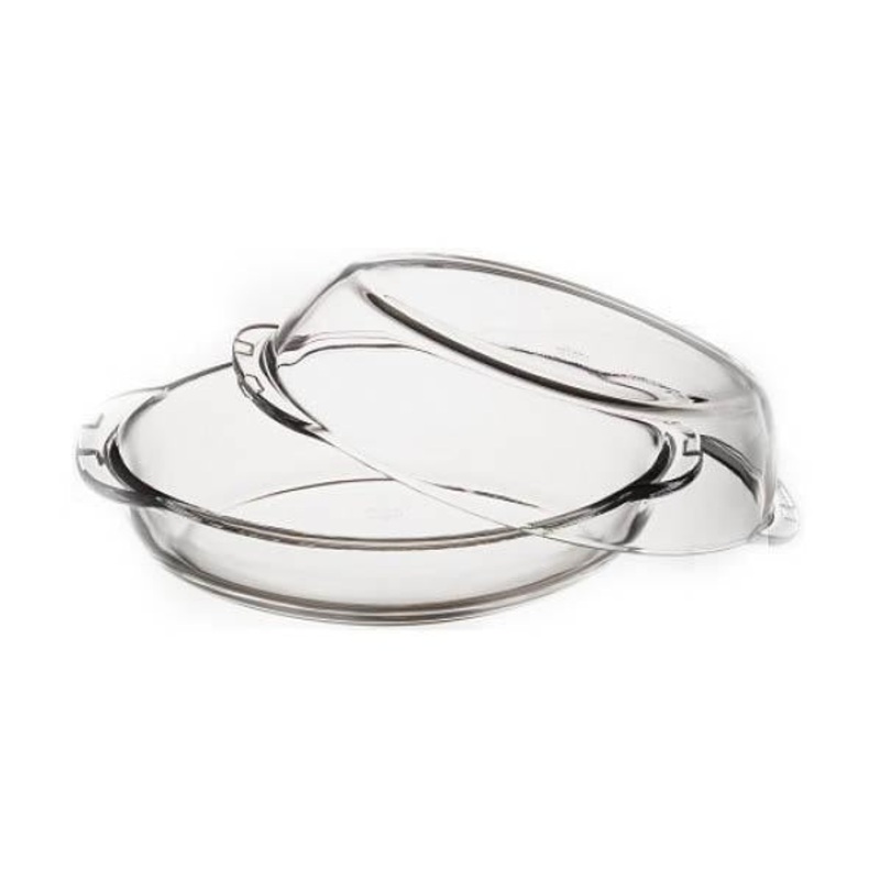 PB Borcam Oval Casserole Dish Fancy High Quality With Lid 1.9 Litre 59032 (Parcel Plus Rate)