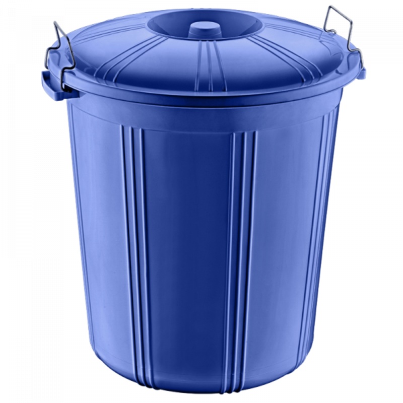 Round Bin with Lid 70 Litre Assorted Colours AK227 RB70  (Big Parcel Rate)