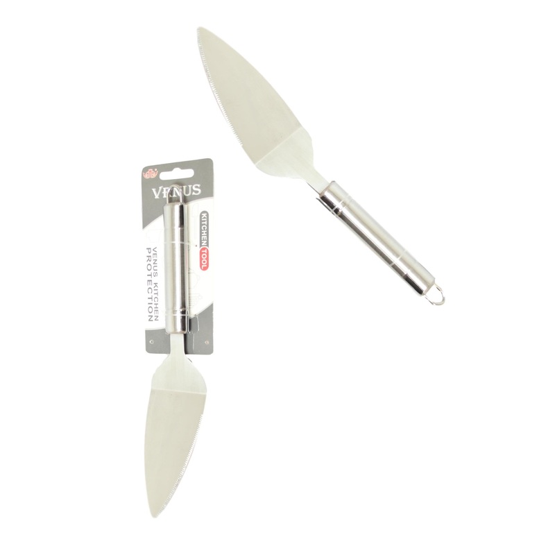 Stainless Steel Food Prep Kitchen Food Cake Slicer Server Spatula 27cm 5554 (Parcel Rate)