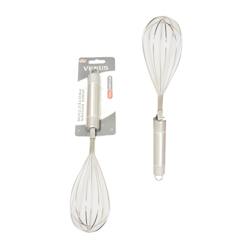 Stainless Steel Kitchen Whisk Egg Beater 26cm 5557 (Parcel Rate)