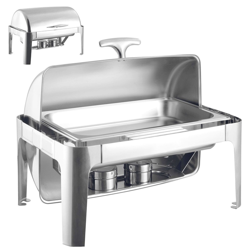 Banquet Chafing Dish With Rolling Top Single Compartment 7231A/63 x 44cm /8.50 7524 (Big Parcel Rate)