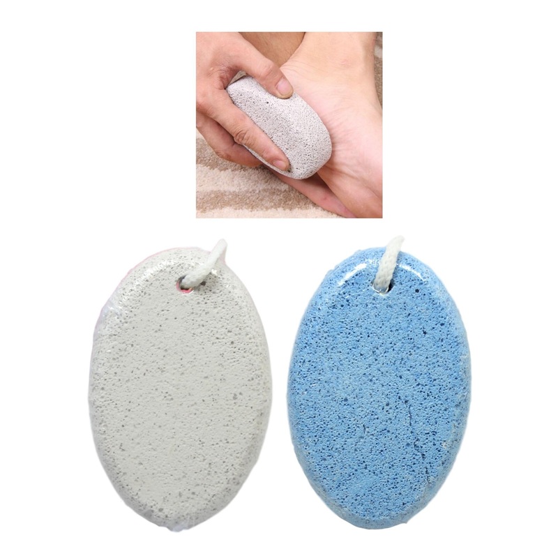 Bath Shower Volcanic Foot Pumice Stone 11 cm Assorted Colours 5228 (Parcel Rate)