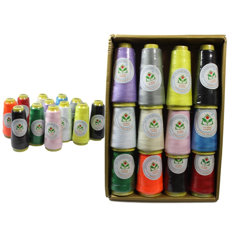 Polyester Sewing Thread Assorted Colours 5244 A (Parcel Rate)
