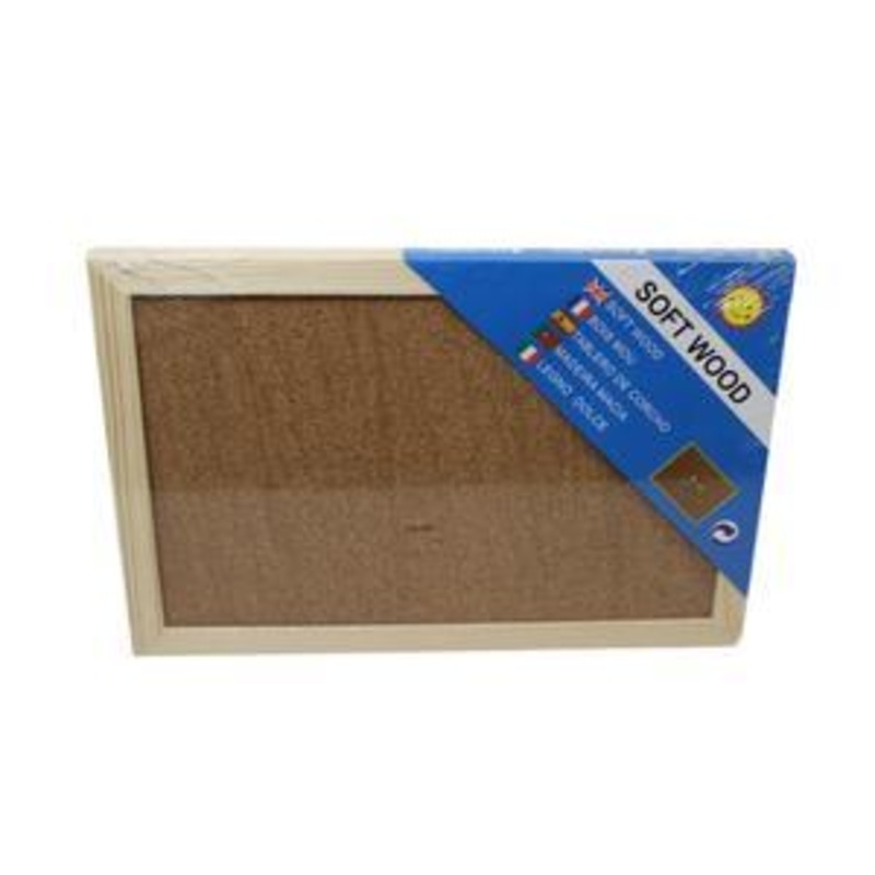 Soft Wood Pinning Board School Office Art and Crafts Soft Wood Board 30cm x 40 cm  6085 (Large Letter Rate)