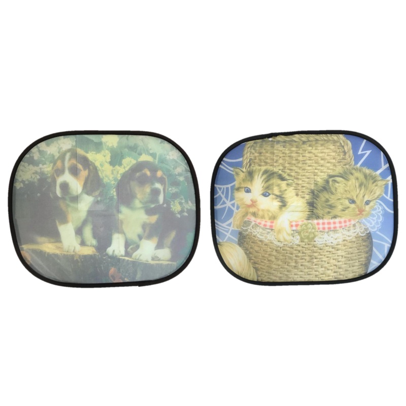 Children’s Car Window Shade Blind 45 cm Assorted Designs 4295 (Parcel Rate)