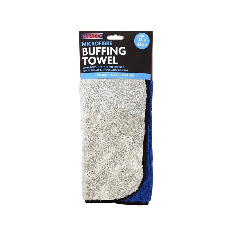 Rapide Microfibre Buffing Towel 38cm x 42cm Super Soft Home Office Car (Large Letter Rate)